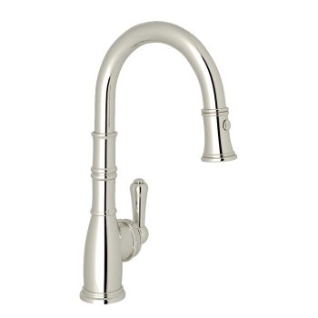 Perrin & Rowe U.4743PN-2 – Georgian Era™ Pull-Down Bar/Food Prep Kitchen Faucet