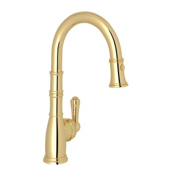 Perrin & Rowe U.4743ULB-2 – Georgian Era™ Pull-Down Bar/Food Prep Kitchen Faucet