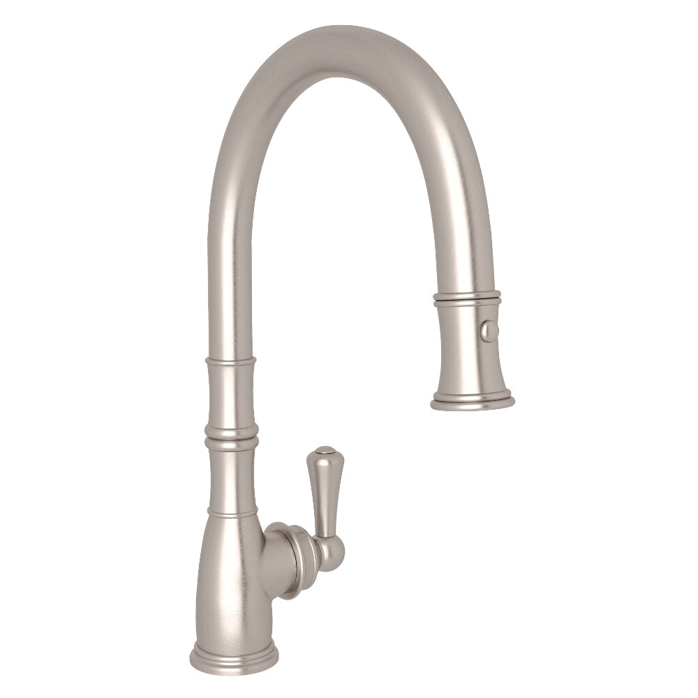 Perrin & Rowe U.4744STN-2 - Georgian Era™ Pull-Down Kitchen Faucet Perrin & Rowe U.4744STN-2 - Georgian Era™ Pull-Down Kitchen Faucet