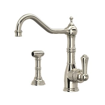Perrin & Rowe U.4746PN-2 – Edwardian™ Kitchen Faucet With Side Spray