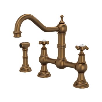 Perrin & Rowe U.4755X-EB-2 – Edwardian™ Bridge Kitchen Faucet
