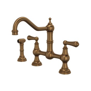 Perrin & Rowe U.4756L-EB-2 – Edwardian™ Bridge Kitchen Faucet