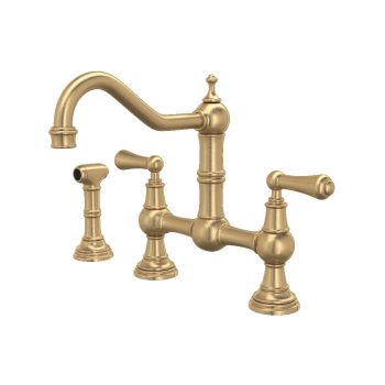 Perrin & Rowe U.4756L-SEG-2 – Edwardian™ Bridge Kitchen Faucet