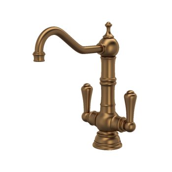 Perrin & Rowe U.4759EB-2 – Edwardian™ Two Handle Bar/Food Prep Kitchen Faucet