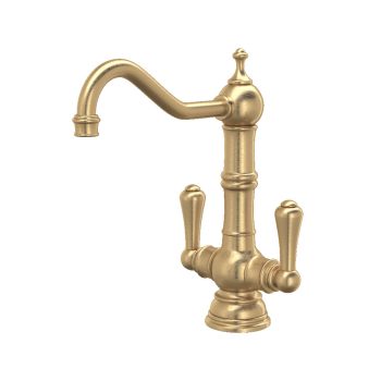 Perrin & Rowe U.4759SEG-2 – Edwardian™ Two Handle Bar/Food Prep Kitchen Faucet