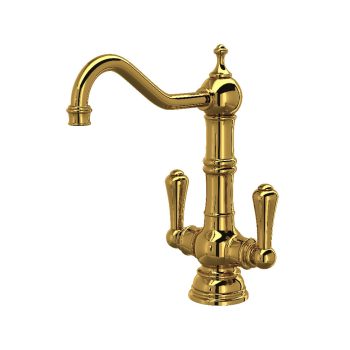 Perrin & Rowe U.4759ULB-2 – Edwardian™ Two Handle Bar/Food Prep Kitchen Faucet