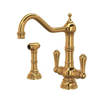 Perrin & Rowe U.4766EG-2 – Edwardian™ Two Handle Kitchen Faucet
