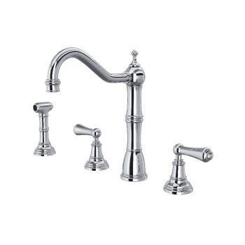 Perrin & Rowe U.4776L-APC-2 – Edwardian™ Two Handle Kitchen Faucet