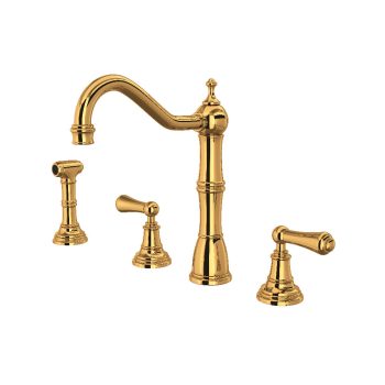 Perrin & Rowe U.4776L-EG-2 – Edwardian™ Two Handle Kitchen Faucet