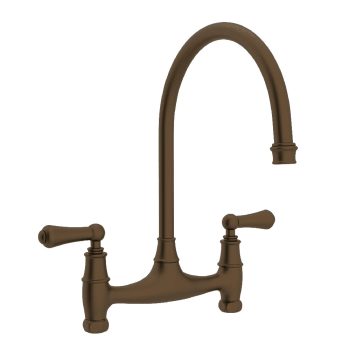 Perrin & Rowe U.4791L-EB-2 – Georgian Era™ Bridge Kitchen Faucet
