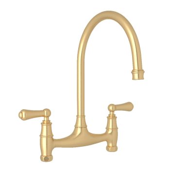 Perrin & Rowe U.4791L-SEG-2 – Georgian Era™ Bridge Kitchen Faucet
