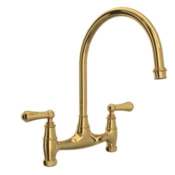 Perrin & Rowe U.4791L-ULB-2 – Georgian Era™ Bridge Kitchen Faucet