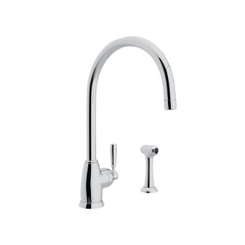 Perrin & Rowe U.4846LS-APC-2 – Holborn™ Kitchen Faucet With Side Spray