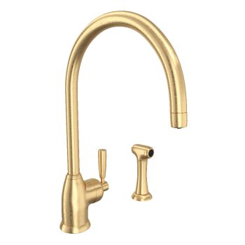 Perrin & Rowe U.4846LS-SEG-2 – Holborn™ Kitchen Faucet With Side Spray