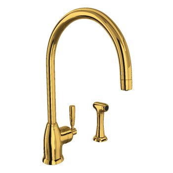 Perrin & Rowe U.4846LS-ULB-2 – Holborn™ Kitchen Faucet With Side Spray