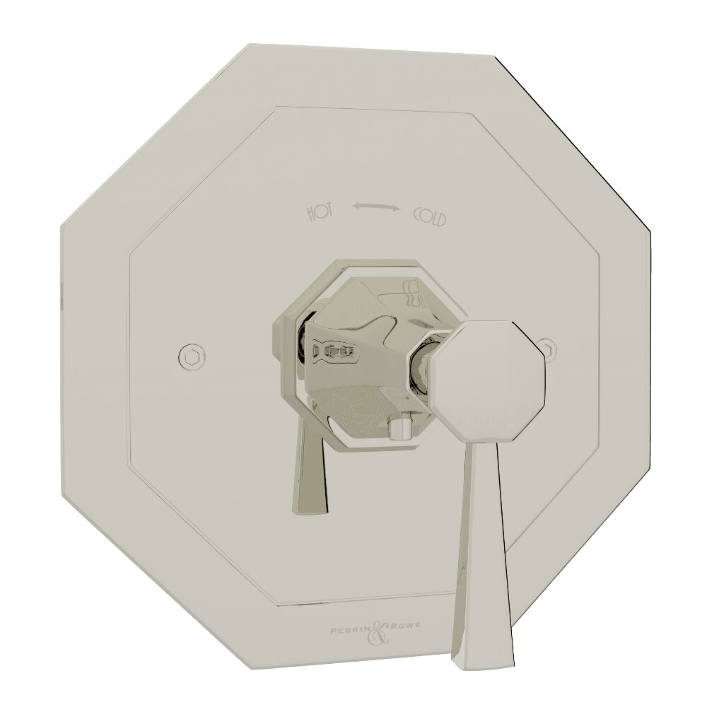 Perrin & Rowe U.5157LS-PN/TO - Deco™ 3/4" Thermostatic Trim Perrin & Rowe U.5157LS-PN/TO - Deco™ 3/4" Thermostatic Trim