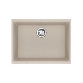 Franke Maris Undermount 25-in x 18.94-in Granite Single Bowl Kitchen Sink in Champagne