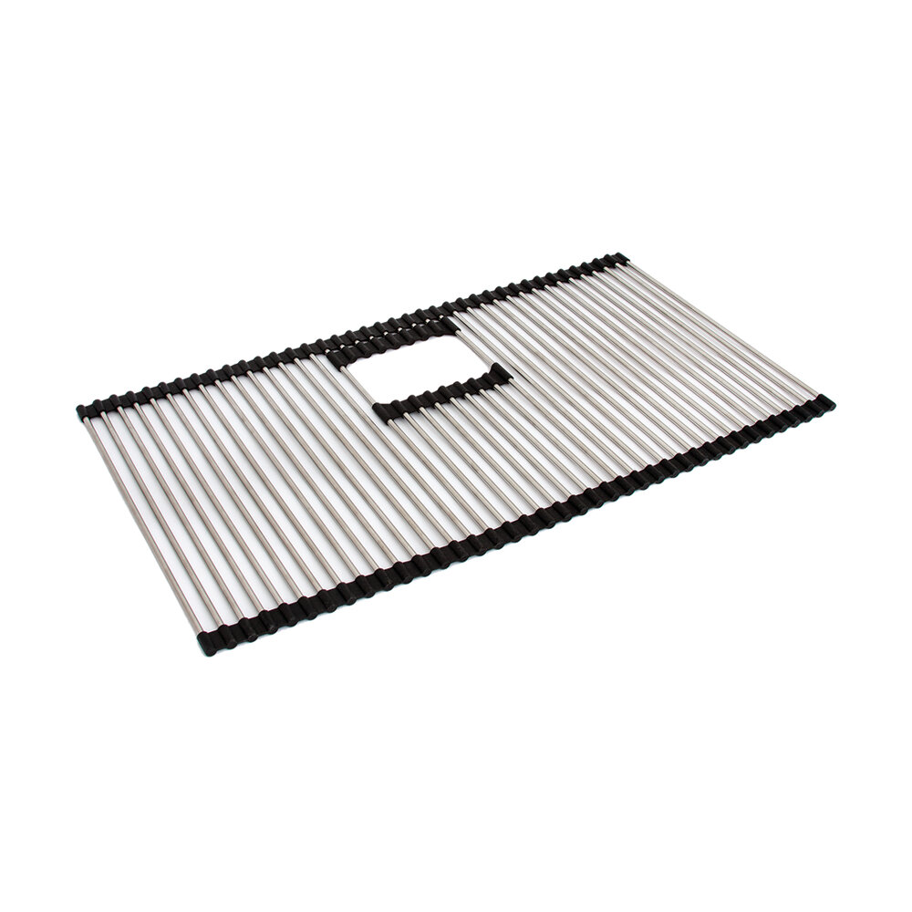 Franke 25.8-in. x 13.8-in. Stainless Steel Bottom Roller Mat for Peak PKG11031 Sinks Franke 25.8-in. x 13.8-in. Stainless Steel Bottom Roller Mat for Peak PKG11031 Sinks
