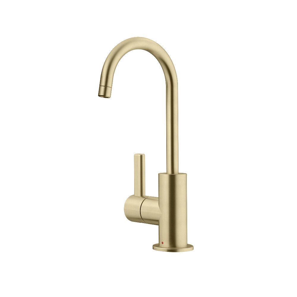 Franke 8.75-in Single Handle Hot Water Filtration Faucet in Gold, UNJ-HO-GLD Franke 8.75-in Single Handle Hot Water Filtration Faucet in Gold, UNJ-HO-GLD