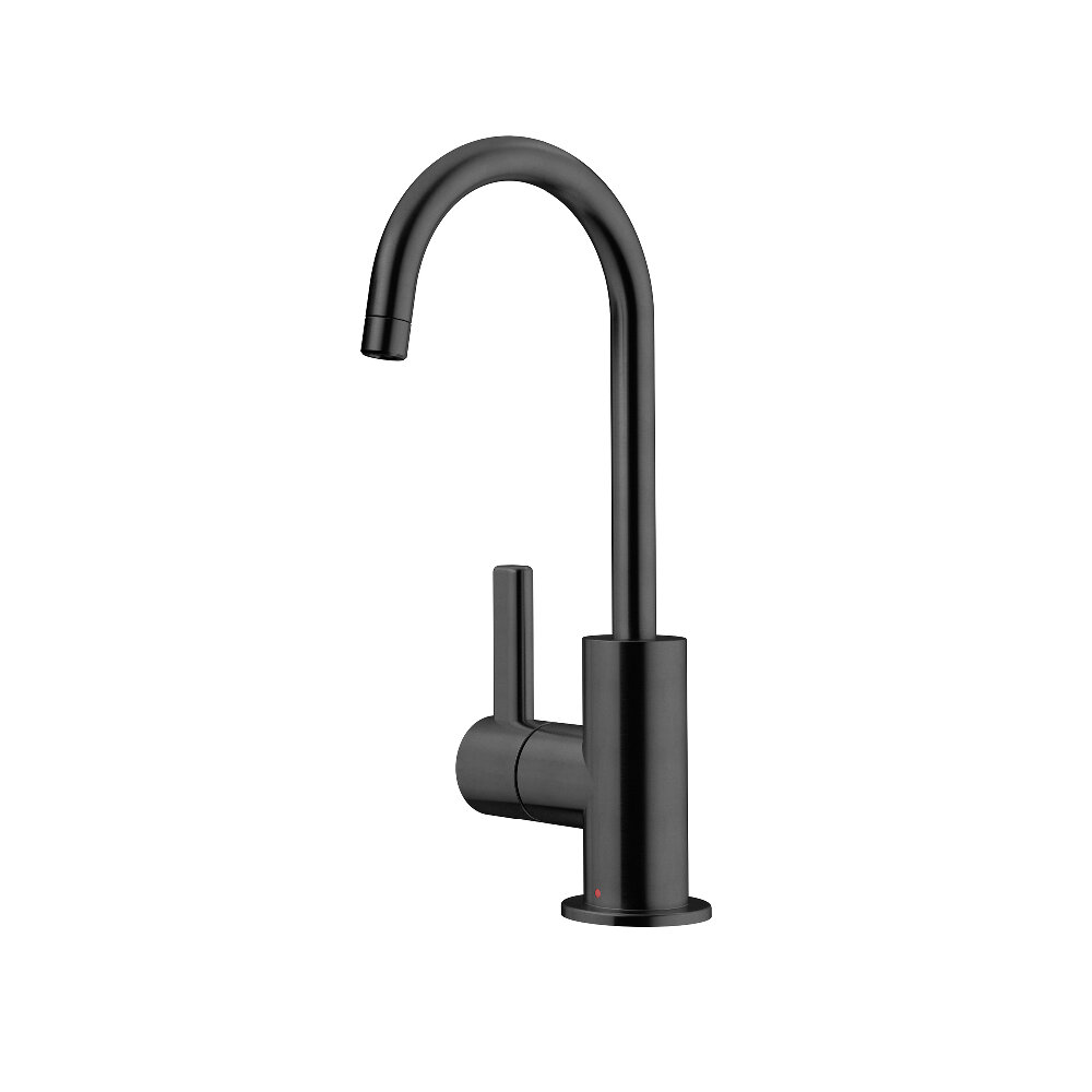 Franke 8.75-in Single Handle Hot Water Filtration Faucet in Industrial Black, UNJ-HO-IBK Franke 8.75-in Single Handle Hot Water Filtration Faucet in Industrial Black, UNJ-HO-IBK