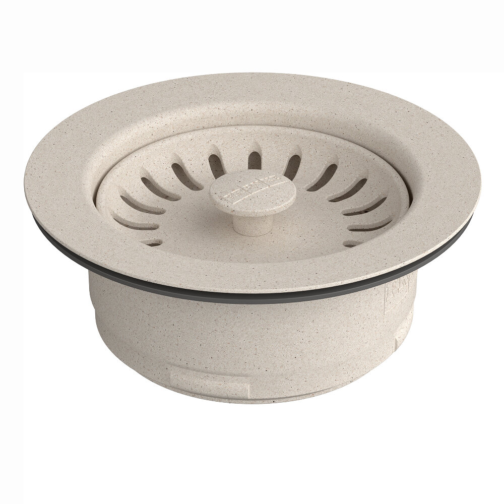Franke Colorline Replacement Waste Disposer Flange for Kitchen Sink in Champagne Franke Colorline Replacement Waste Disposer Flange for Kitchen Sink in Champagne