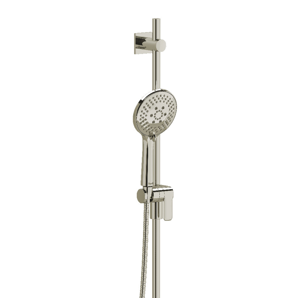 Riobel 2020PN-WS - Handshower Set With 36" Slide Bar and 6-Function Handshower Riobel 2020PN-WS - Handshower Set With 36" Slide Bar and 6-Function Handshower