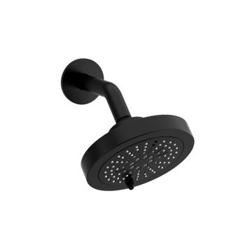 Riobel 366BK-WS – 6″ 6-Function Showerhead With Arm