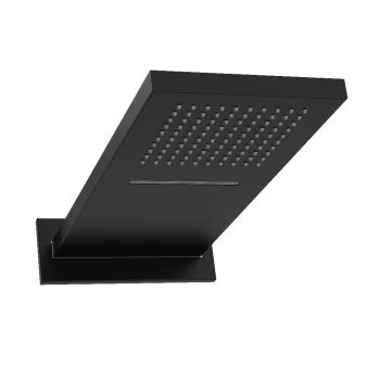 Riobel 404BK – 22″ x 9″ 2-Function showerhead With Arm