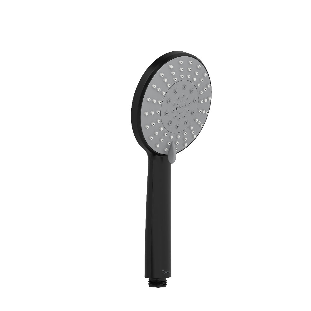 Riobel 4363BK-WS - 5" 4-Function Handshower Riobel 4363BK-WS - 5" 4-Function Handshower