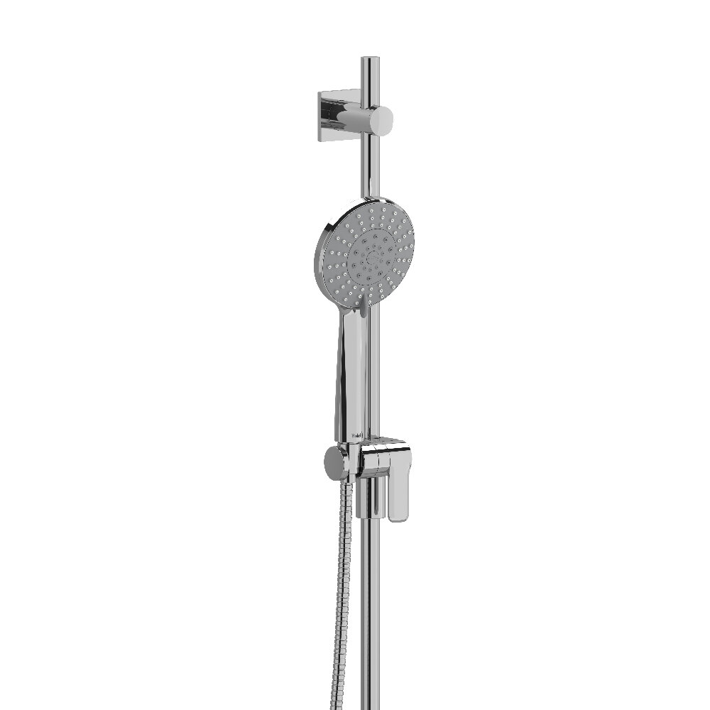 Riobel 4823C - Handshower Set With 36" Slide Bar and 4-Function Handshower Riobel 4823C - Handshower Set With 36" Slide Bar and 4-Function Handshower