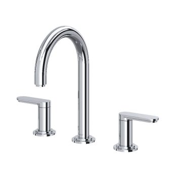 Riobel AARD08C – Arca™ Widespread Lavatory Faucet With C-Spout