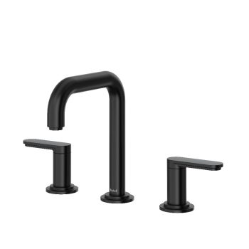 Riobel AASQ08BK – Arca™ Widespread Lavatory Faucet With U-Spout