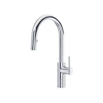 Riobel LT201C – Lateral™ Pull-Down Kitchen Faucet With C-Spout