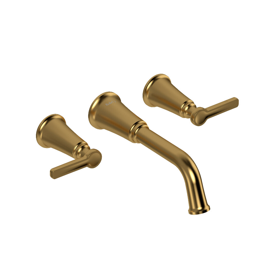 Riobel MMSQ05JBG - Momenti™ Wall Mount Tub Filler Riobel MMSQ05JBG - Momenti™ Wall Mount Tub Filler