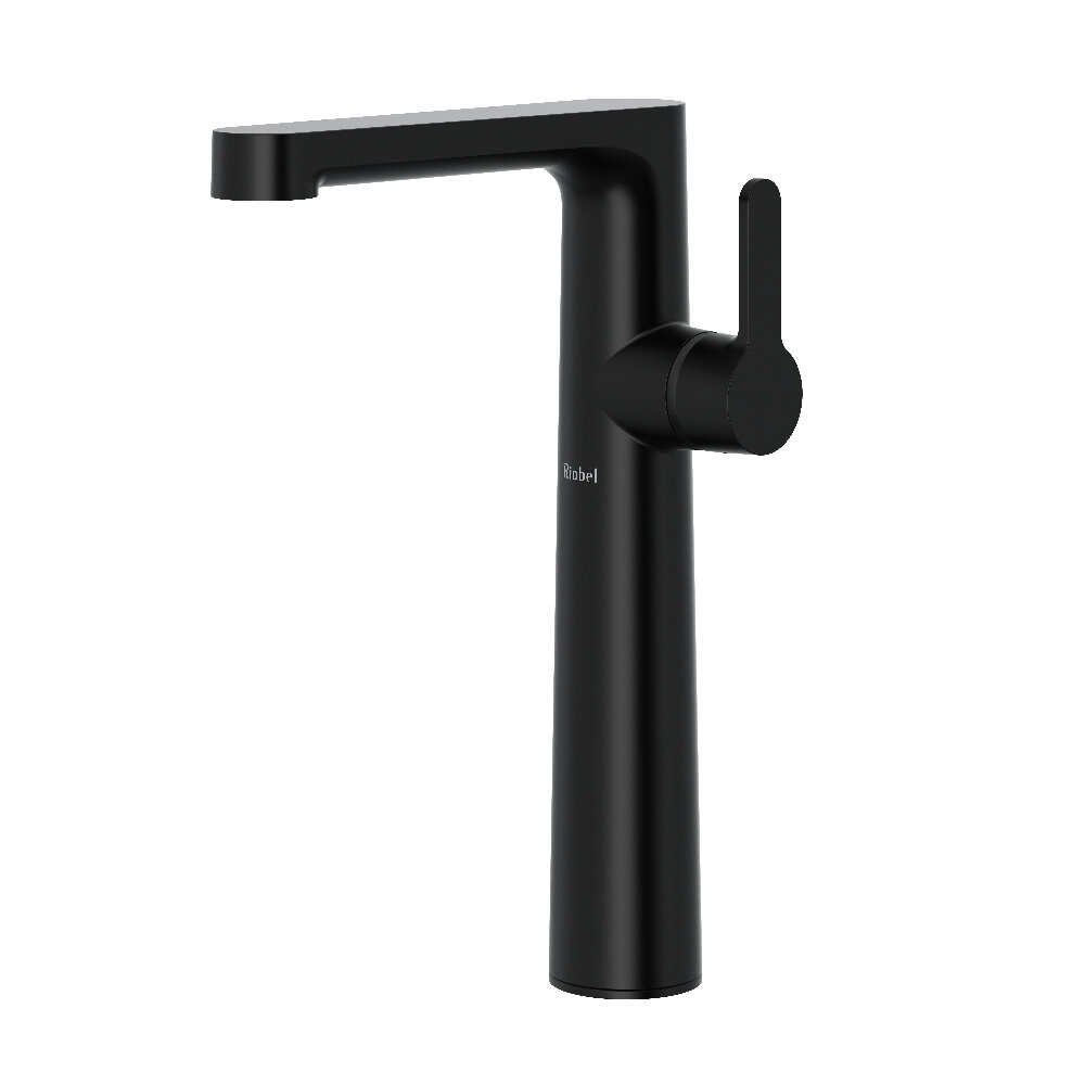 Riobel NBL01BK – Nibi™ Single Handle Tall Lavatory Faucet