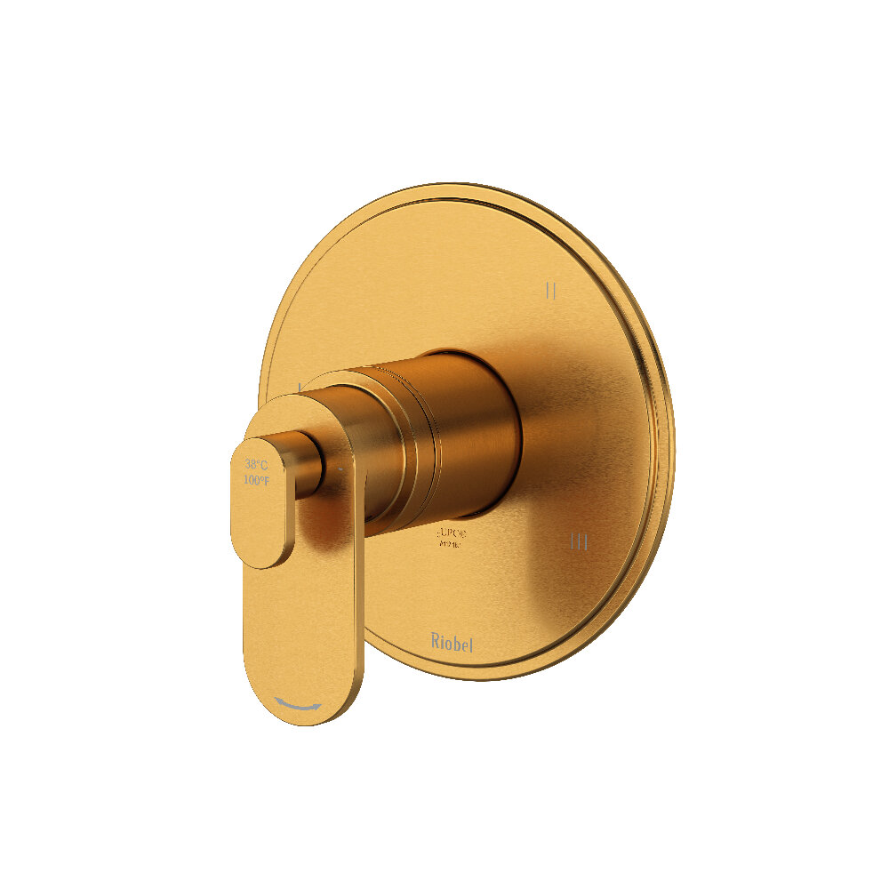 Riobel TAA47BG - Arca™ 1/2" Therm & Pressure Balance Trim With 3 Functions Riobel TAA47BG - Arca™ 1/2" Therm & Pressure Balance Trim With 3 Functions
