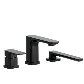 Riobel TEQ10BK – Equinox™ 3-Hole Deck Mount Tub Filler Trim