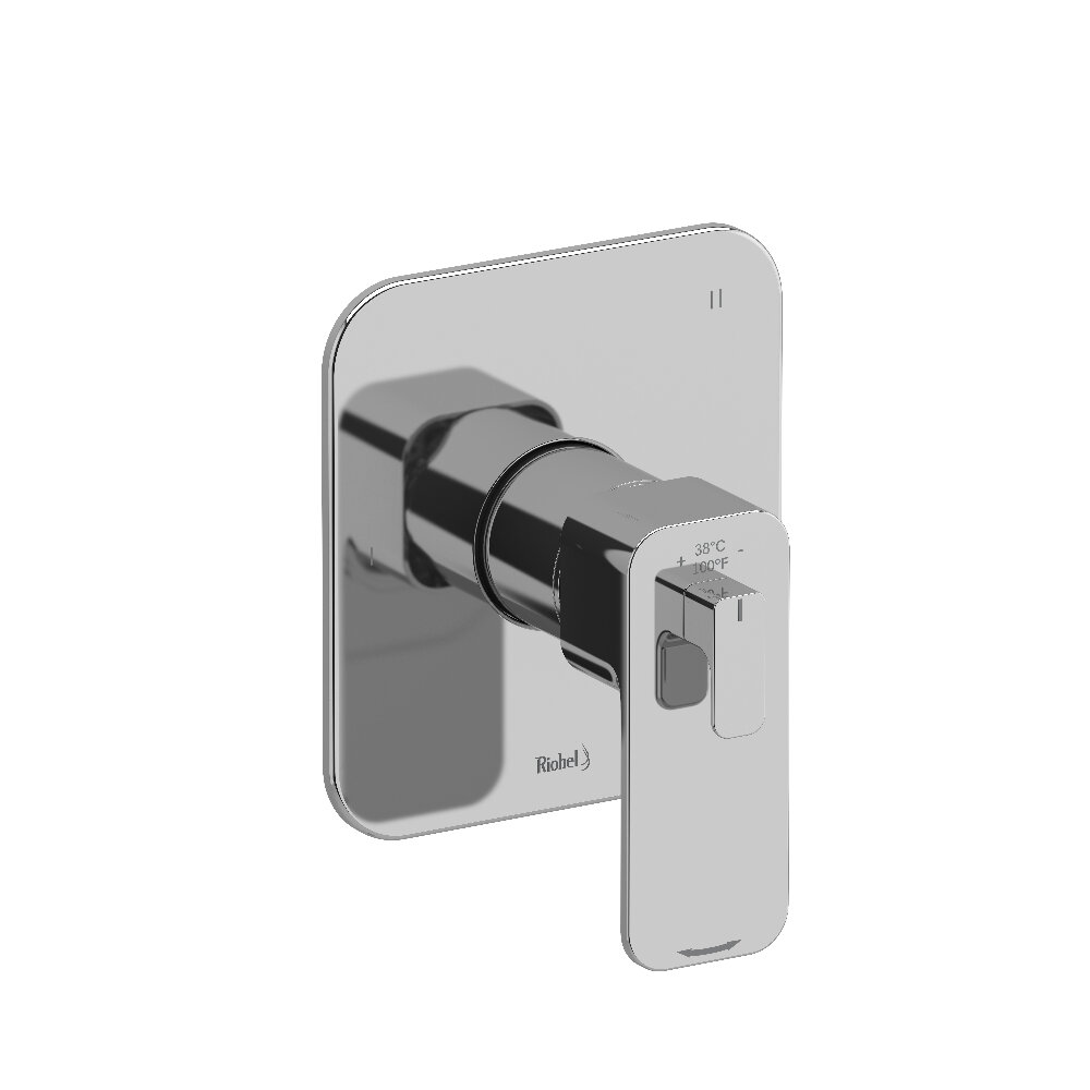 Riobel TEQ45C - Equinox™ 1/2" Therm & Pressure Balance Trim With 5 Functions Riobel TEQ45C - Equinox™ 1/2" Therm & Pressure Balance Trim With 5 Functions