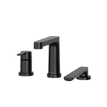 Riobel TNB10BK – Nibi™ 3-Hole Deck Mount Tub Filler Trim