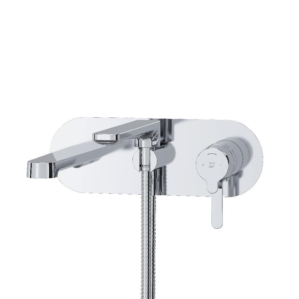 Riobel TNB21C - Nibi™ Wall Mount Tub Filler Trim Riobel TNB21C - Nibi™ Wall Mount Tub Filler Trim