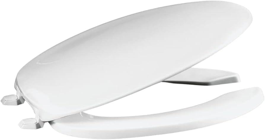 Centoco - Open Front Elongated Toilet Seat Residential and Light Wieght White Centoco - Open Front Elongated Toilet Seat Residential and Light Wieght White