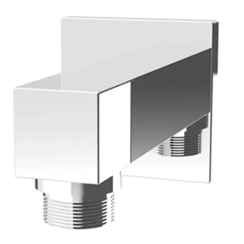 RUBI – WALL OUTLET SQUARE – POLISHED CHROME