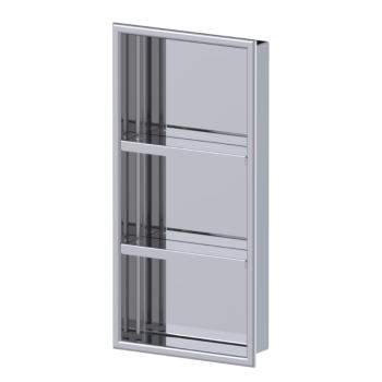 RUBINET – RECESSED WALL NICHE WITH ADJUSTABLE SHELVES 12X24″