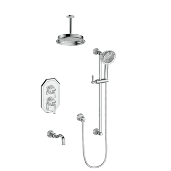Vogt TM.C12.320.316 – Carinthia Trim for 3-Way TH Shower Kit with 6″ Ceiling Arm