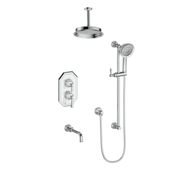 Vogt TM.C21.320.316 – Carinthia Trim for 3-Way TH Shower Kit with 6″ Ceiling Arm