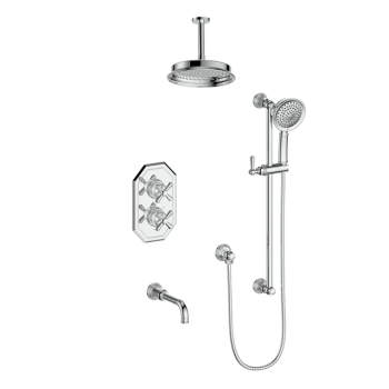 Vogt TM.C31.320.316 – Carinthia Trim for 3-Way TH Shower Kit with 6″ Ceiling Arm
