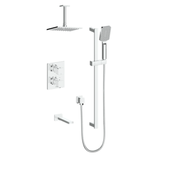 Vogt TM.NU.320.316 – Niveau Trim for 3-Way TH Shower Kit with 6″ Ceiling Arm