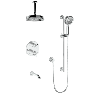 Vogt TM.Z3.320.316 – Zehn Trim for 3-Way TH Shower Kit with 6″ Ceiling Arm